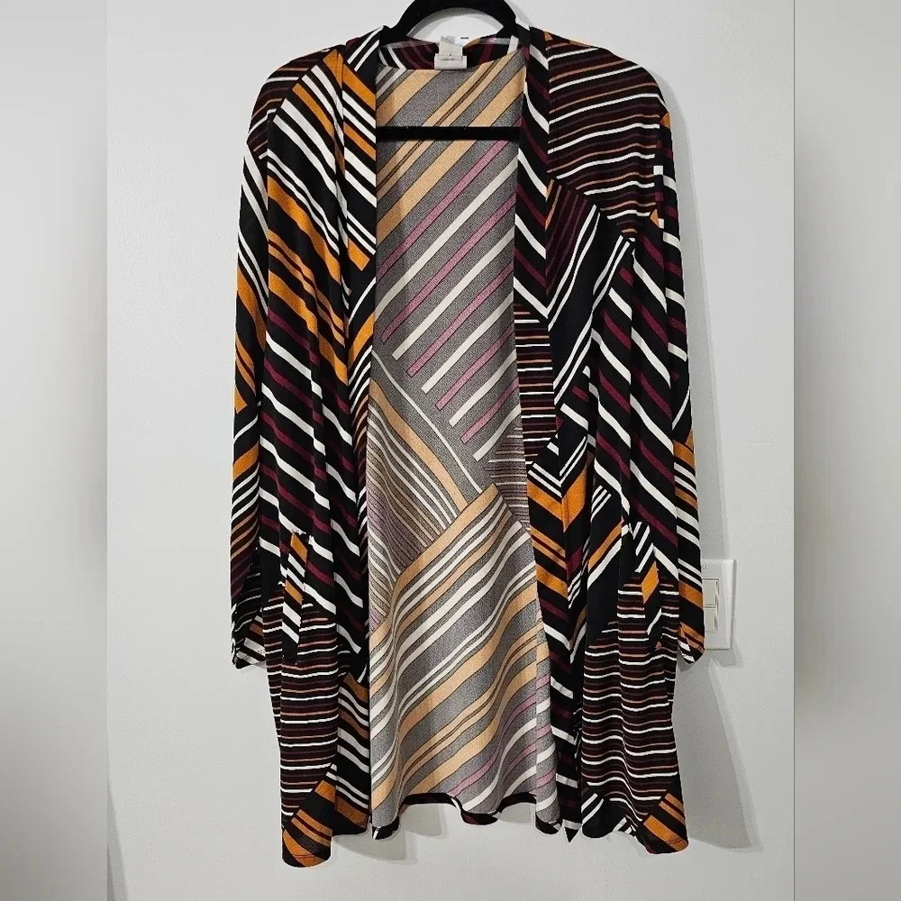 Chico’s Multicolor Travel Duster Jacket Size 4 NWT - Picture 5 of 10